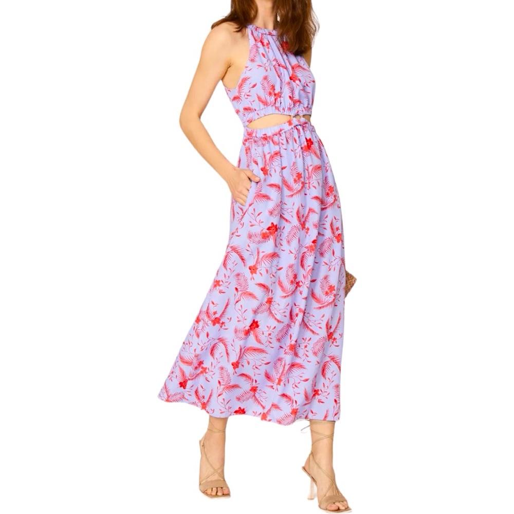 Karrica by Likely Botanical Print Cutout Dress